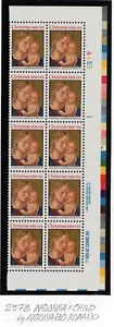 Scott #2578 Madonna & Child (Antoniazzo Romano) Plate Block of 10 Stamps - MNH - Picture 1 of 1