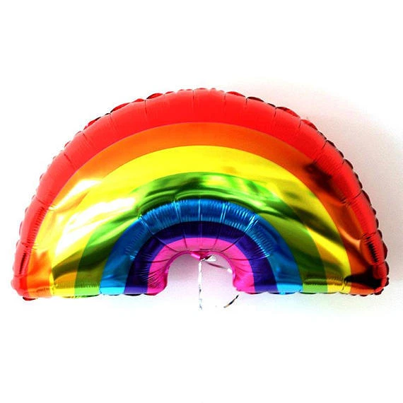 11 PIEZAS UNICORNIO ARCO IRIS globos y 12" globo fiesta cumpleaños baby shower Foto 1 de 2