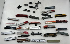 Lot of 23 N Scale Parts / Junk Train Body / Dummy / Shell Diesel Locomotives - Picture 1 of 15
