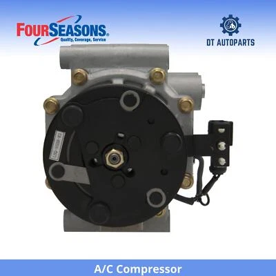 For 2000-2008 Jaguar S-Type A/C Compressor 4 Seasons 2001 2002 2003 2004 2005 - Image 1 of 4