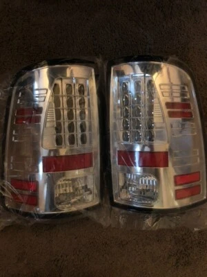 RECON 264236CL Dodge Ram 13-15 1500 & 10-15 2500/3500 Clear-Red Tail Lights LED - Image 1 of 4