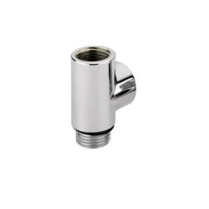 Heating Element Connector - Dual Fuel Chrome T Piece Radiator Towel Rail - Picture 1 of 1