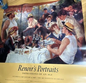 1998 RENOIR'S PORTRAITS, THE ART INSTITUTE OF CHICAGO Poster - Picture 1 of 10