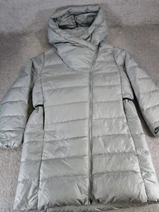 Nike Sportswear Jacket Womens Xl Gray Down Puffer Parka * - Picture 1 of 11