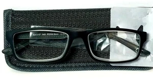 Gafas de lectura rectangulares tecnológicas negras para hombre Foster Grant Tyler ~ elige fuerza - Imagen 1 de 2
