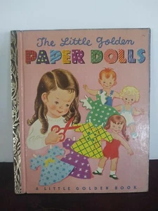 VINTAGE THE LITTLE GOLDEN PAPER DOLLS 1951 A Little Golden Book - Picture 1 of 9