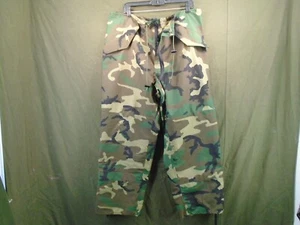 Pantalones militares estadounidenses Goretex extendidos clima frío húmedo BDU grandes regulares 2004 238-N - Imagen 1 de 12