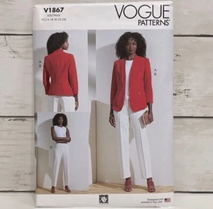 Vogue Patterns V1867 Sewing Patterns PLUS SIZE UNCUT - Picture 1 of 3