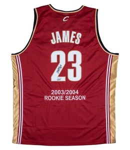 LeBron James Rookie Signed Cleveland Cavaliers Jersey UDA Upper Deck COA - Picture 1 of 4