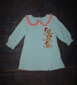 NEW Boutique Christmas Gingerbread Men Girls Pajamas Nightgown - Picture 1 of 3