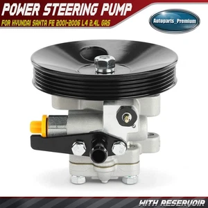 Power Steering Pump with Pulley 5PK for Hyundai Santa Fe 2001-2006 L4 2.4L GAS - Picture 1 of 10