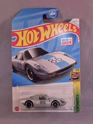 Porsche 904 Carrera GTS Super Car Gray 2024 Hot Wheels HW Exotics Diecast 1:64 - Image 1 of 4
