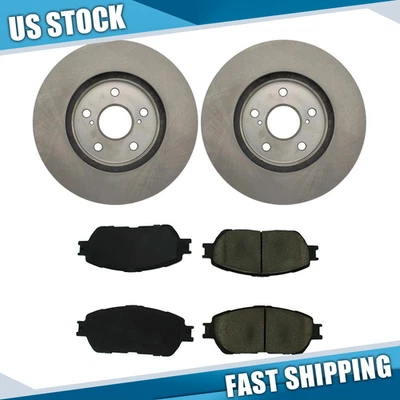 For 2004 2005 2006 2007 2008 2009 2010 Toyota Sienna Front Brake Rotors And Pads - Image 1 of 4