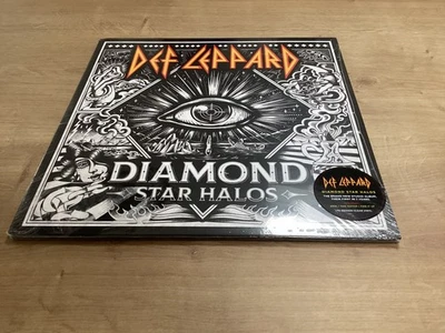 DEF LEPPARD – DIAMOND STAR HALOS LIMITED EDITION 2X CLEAR VINYL LP(NEW) - Image 1 of 4