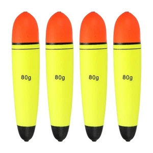 4 Pack 2.8oz Fishing Slip Bobbers EVA Fishing Float Yellow - Picture 1 of 6