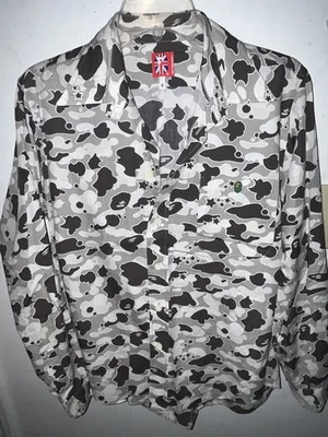 A Bathing Ape Bape Snowcamo Snow Camo long Sleeve Shirt Size S - Image 1 of 4