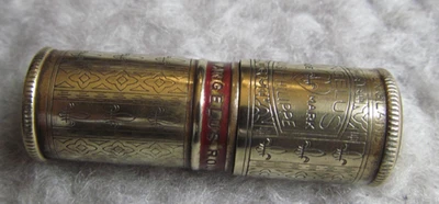 Vintage Louis Philippe Brass Lipstick Case - 1940's - Image 1 of 4