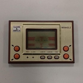 Nintendo Manhole Game Watch Portable Handheld Console Used