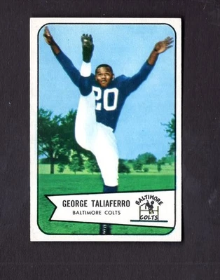 1954 Bowman #50 George Taliaferro EX+ condition Baltimore Colts SHIPPING IS FREE - Image 1 of 2