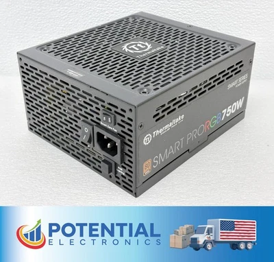 USED | Thermaltake SPR-750AH3FSB-R Smart PRO RGB 750W Bronze Fully Modular PSU - Image 1 of 4