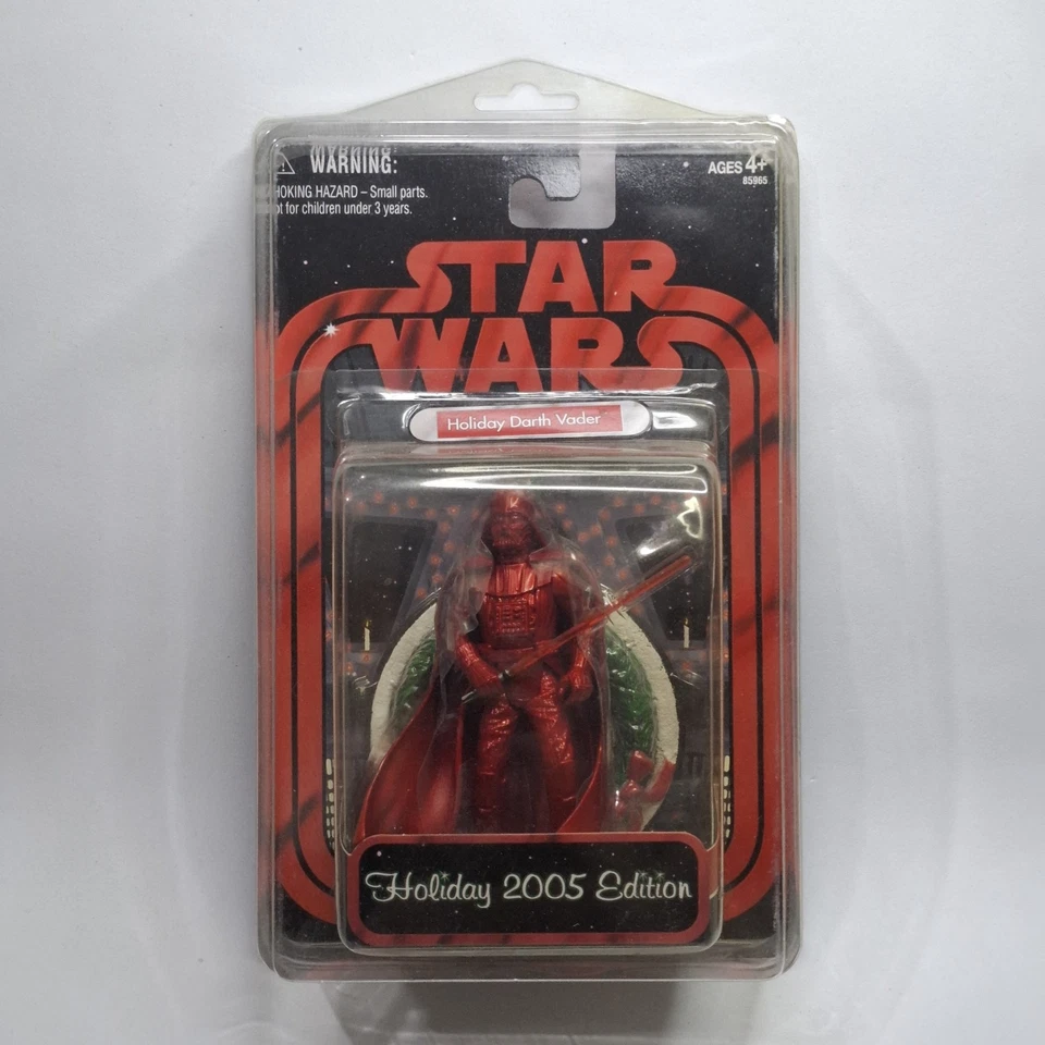 Star Wars Darth Vader Holiday 2005 Edition Hasbro Action Figure New Unopened  - Immagine 1 di 4