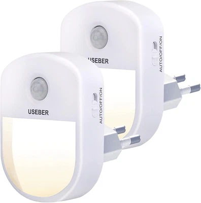 [2 Pezzi] Luce Notturna Bambini, Con Sensore Di Movimento, LED Con 3 Modalità Di - Immagine 1 di 4