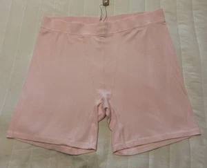 Skims Soft Lounge Rib Boxer Shorts Cherry Blossom NWT Size XL - Picture 1 of 16