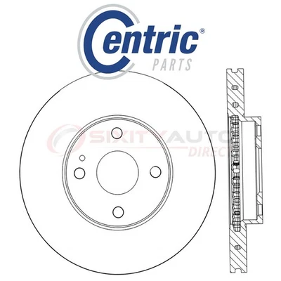 Centric C-TEK Disc Brake Rotor for 2017-2018 Toyota Yaris iA 1.5L L4 - Kit au Foto 1 de 4