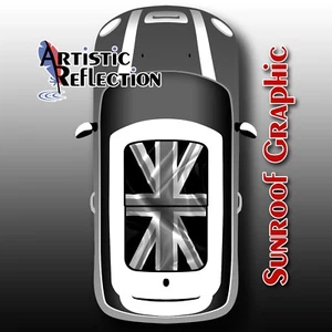 Black Jack Sunroof Graphic for MINI Cooper - Picture 1 of 3