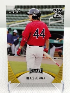 Blaze Jordan RC Gold Parallel 2021 Leaf DRAFT Baseball Boston Red Sox  - Bild 1 von 2