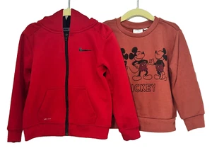 Bundle-Boys' Jacket–Nike & Disney Jr. Rustic Brick Pullover Size 3T | Pre-Owned - Picture 1 of 12