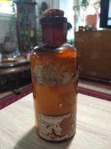Antique apothecary chemical bottle. Pitman Myers Indianapolis, IN - Picture 1 of 8