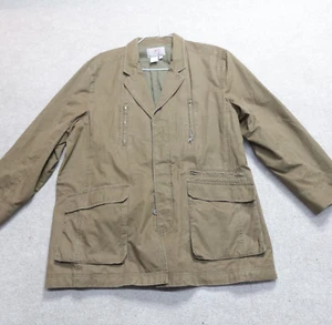 Territory Ahead Sport Coat XL Green Bellow Pockets 3 Button - Picture 1 of 12