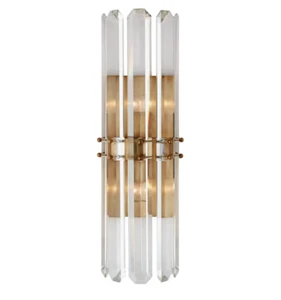 Visual Comfort ARN 2125HAB Bonnington 22" Tall Sconce with Crystal by AERIN - Picture 1 of 2