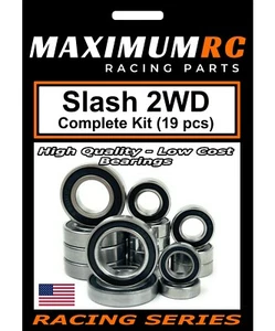 MAXRC - Traxxas Slash Rustler Bandit 2WD Sealed Bearings Kit Upgrade Parts (19) - Picture 1 of 3