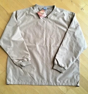 hpi signature mens outdoor windbreaker pullover beige sz XL new water resistant - Picture 1 of 8