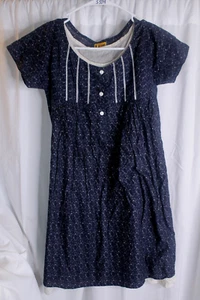 Kuli Jume Navy Blue Floral 8/10 (NO SIZE) Girl's Dress - Picture 1 of 3