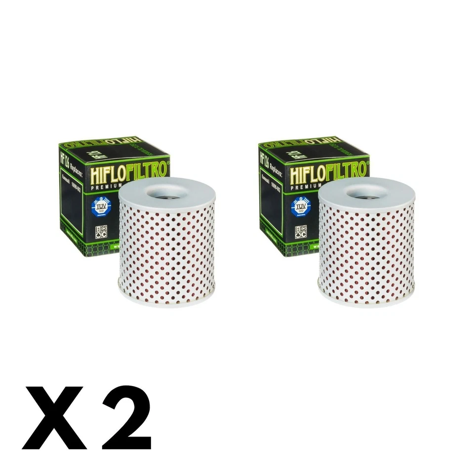 Paquete de 2 filtros de aceite Hiflo para Kawasaki Z1-A 900 1974 Foto 1 de 1