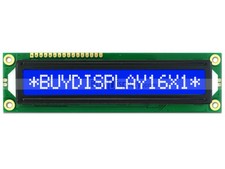 5V 16x1 Blue LCD Big Character Module Display HD44780 Controller w/Tutorial