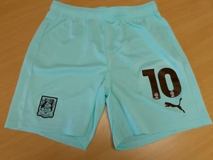 NORTHAMPTON TOWN FC | 10 | DANNY HYLTON | MATCHWORN SHORTS 2023/2024 | Size L - Imagen 1 de 3