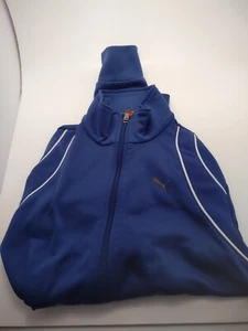 Puma Embroidered Emblem Large Women's Zipper Jacket With Two Pockets - Picture 1 of 5