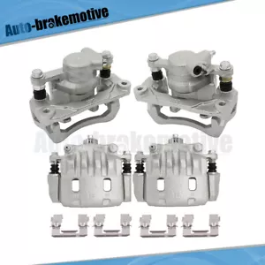 Front And Rear Brake Calipers w/ Bracket Kit for 2008-2014 Subaru Impreza - Bild 1 von 2