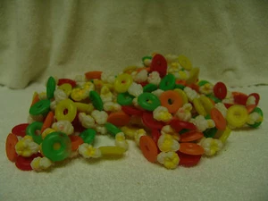"SALVAVIDAS Y PALOMITAS DE MAÍZ GUIRNALDA DE ÁRBOL DE NAVIDAD 196"  - Imagen 1 de 2