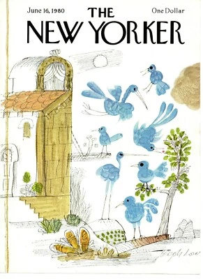NEW YORKER MAGAZINE ORIGINAL COVER DATED 16TH JUNE 1980 BY JOSEPH LORD - Image 1 of 2