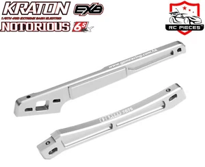 ARRMA KRATON 6S EXB V6 NOTORIOUS 6S CNC ALLOY 7075 FRONT AND REAR CHASSIS BRACE - Picture 1 of 2