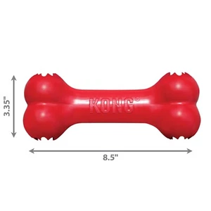KONG Classic Goodie Bone Treat Stuffable Fun Dog Chew Toy ~P ICK SIZE - Picture 1 of 6