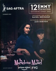 SAG-AFTRA Magazine SUMMER 2022 featuring The Marvelous Mrs. Maisel - Imagen 1 de 2