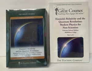 Great Courses Einstein's Relativity & Quantum Revolution DVDs, Guidebook NEW - Picture 1 of 4