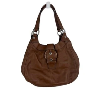 Coach Lynn brown leather belt hobo bag over the shoulder  - Foto 1 di 16