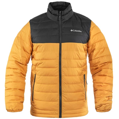 COLUMBIA Men's Powder Lite Water Resistant Puffer Jacket sz XL X-Large Yellow - Image 1 of 4
